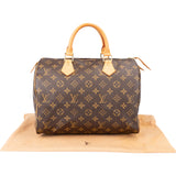 Louis Vuitton Canvas Monogram Speedy 30 Handbag