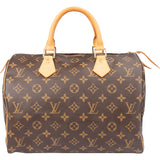 Louis Vuitton Canvas Monogram Speedy 30 Handbag