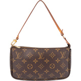 Louis Vuitton Canvas Monogram Pochette Accessoire Handbag
