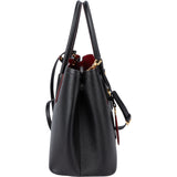 Prada Black Leather Double Handbag