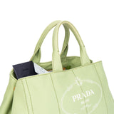 Prada Green Canapa Handbag