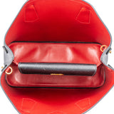 Prada Black Leather Double Handbag