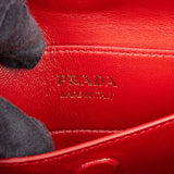 Prada Black Leather Double Handbag