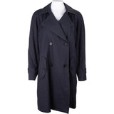 Burberrys Navy Cotton Trenchcoat (DE36)