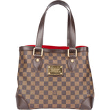 Louis Vuitton Damier Ebene Monogram Hampstead PM Handbag