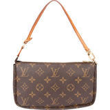 Louis Vuitton Canvas Monogram Pochette Accessoire Handbag