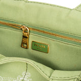 Prada Green Canapa Handbag