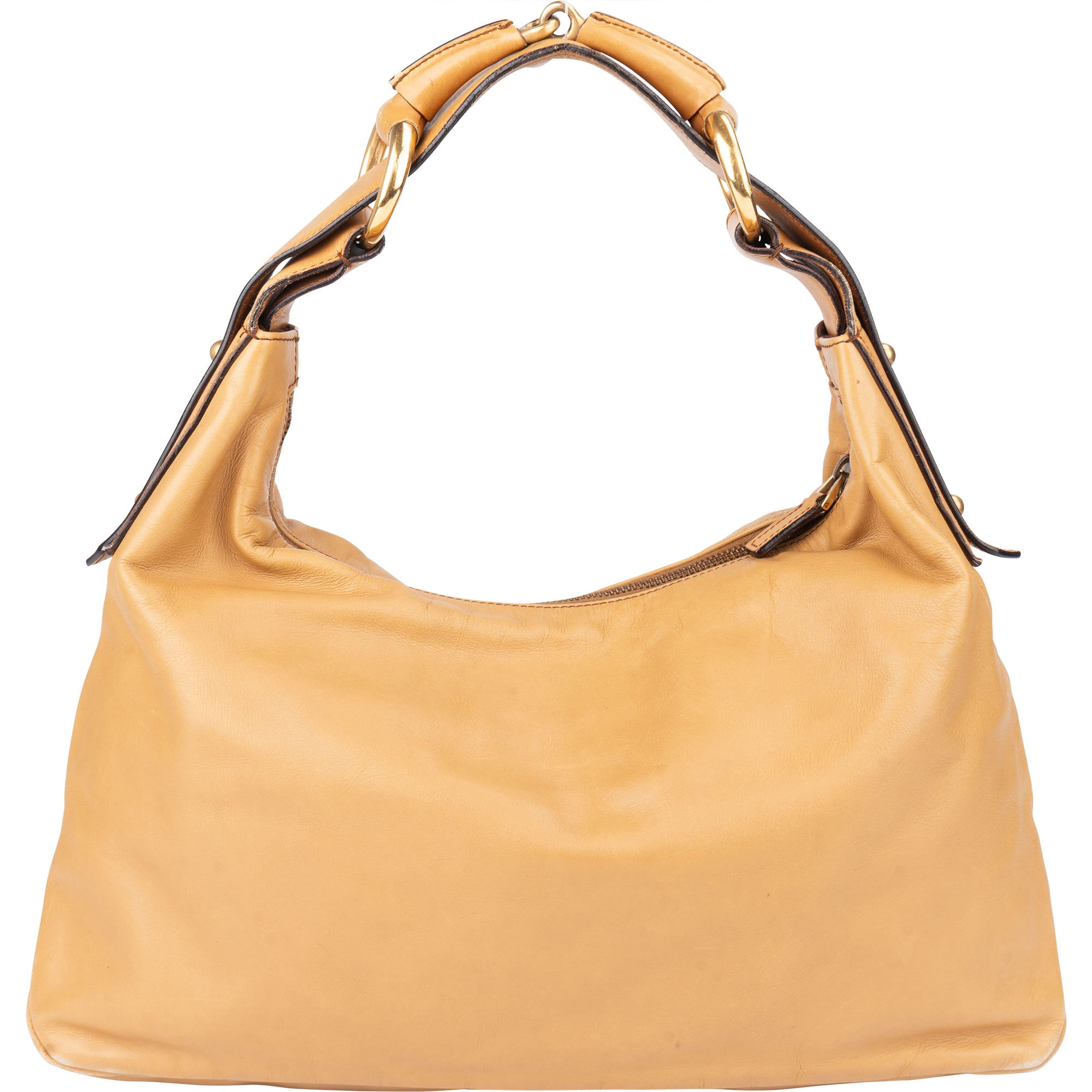 gucci vintage gold python horsebit hobo bag for sale... Gucci Leather Horsebit Hobo Bag – vintageandkickz