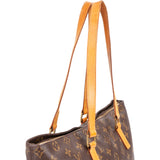 Louis Vuitton Canvas Monogram Cabas Mezzo Shoulder Bag