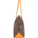 Louis Vuitton Canvas Monogram Cabas Mezzo Shoulder Bag