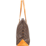 Louis Vuitton Canvas Monogram Cabas Mezzo Shoulder Bag