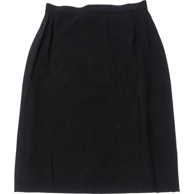 Chanel Noir Classic Wool Skirt (DE 36 / FR 38)