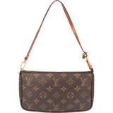 Louis Vuitton Canvas Monogram Pochette Accessoire Handbag