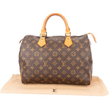 Louis Vuitton Canvas Monogram Speedy 30 Handbag