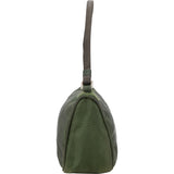 Prada Green Nylon Triangle Handbag