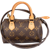 Louis Vuitton Canvas Monogram Mini Speedy Handbag