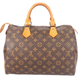 Louis Vuitton Canvas Monogram Speedy 30 Handbag