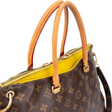Louis Vuitton Canvas Monogram Pallas MM Handbag