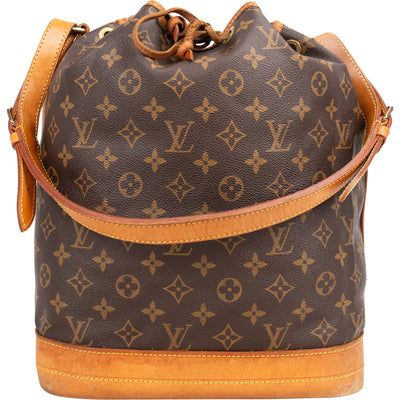 Louis Vuitton Canvas Monogram Sac Noe Grande Shoulder Bag