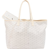 Goyard White Goyardine Monogram Saint Louis PM Handbag
