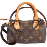 Louis Vuitton Canvas Monogram Mini Speedy Handbag