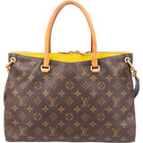 Louis Vuitton Canvas Monogram Pallas MM Handbag