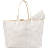 Goyard White Goyardine Monogram Saint Louis PM Handbag