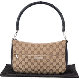 Gucci GG Monogram Bamboo Handbag