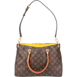 Louis Vuitton Canvas Monogram Pallas MM Handbag