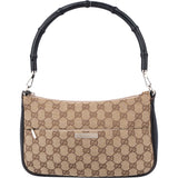 Gucci GG Monogram Bamboo Handbag