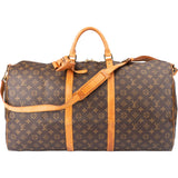 Louis Vuitton Canvas Monogram Keepall 60 Bandouliere