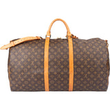 Louis Vuitton Canvas Monogram Keepall 60 Bandouliere