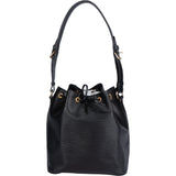 Louis Vuitton Noir Epi Leather Sac Noe Petit Shoulder Bag