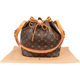 Louis Vuitton Canvas Monogram Sac Noe Petit Shoulder Bag