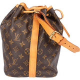 Louis Vuitton Canvas Monogram Sac Noe Petit Shoulder Bag