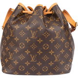 Louis Vuitton Canvas Monogram Sac Noe Petit Shoulder Bag