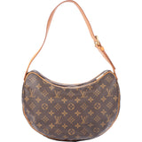 Louis Vuitton Canvas Monogram Croissant MM Shoulder Bag