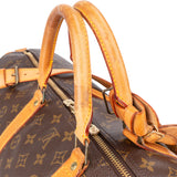 Louis Vuitton Canvas Monogram Keepall 55 Bandouliere