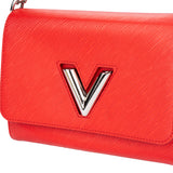 Louis Vuitton Red Epi Leather Twist Crossbody Bag