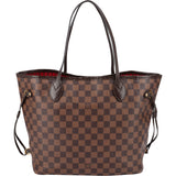 Louis Vuitton Monogram Damier Ebene Neverfull MM Shoulder Bag