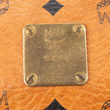 MCM Visetos Monogram Boston Handbag