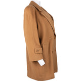 Burberrys Brown Wool Coat (DE36)