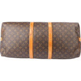 Louis Vuitton Canvas Monogram Keepall 55 Bandouliere