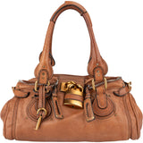 Chloé Grained Leather Paddington Handbag