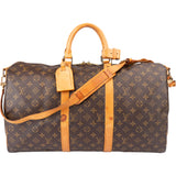 Louis Vuitton Canvas Monogram Keepall 50 Bandouliere