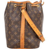 Louis Vuitton Canvas Monogram Sac Noe Petit Shoulder Bag