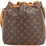 Louis Vuitton Canvas Monogram Sac Noe Petit Shoulder Bag