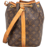 Louis Vuitton Canvas Monogram Sac Noe Petit Shoulder Bag