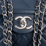 Chanel Quilted Lambskin Single Flap Crossbody Bag