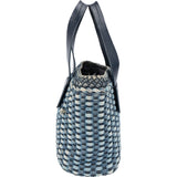 Miu Miu Braided Denim Bucket Handbag